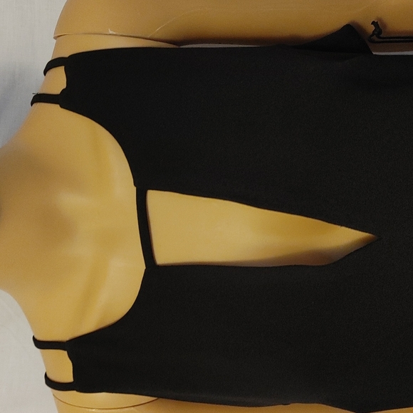 BB DAKOTA BLACK SHEATH DRESS SZ 10 - Picture 4 of 8